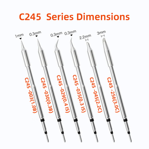 Kaliteli evrensel C245 serisi kurşunsuz JBC T245 lehimleme İstasyonu için lehimleme uçları sabit sıcaklık lehim ipuçları - Product Image 2