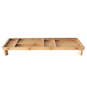 <strong>Multi</strong> <strong>Function</strong> Portable Rectangle Bamboo Desk Organizer Laptop Keyboard Wooden Tray Stationary Tray <strong>Computer</strong> Desk Organizer - Product Image 3