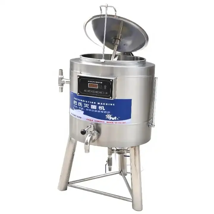 Refrigeración con máquina pequeña de pasteurización de leche, acero inoxidable 304, 150/300/500 L, fábrica de China, en venta