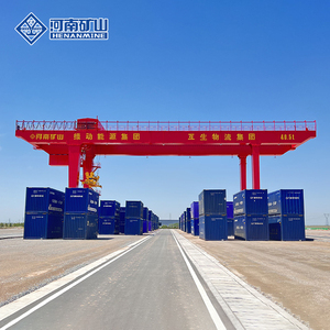 En iyi durumda RMG vinç 20 Ton 30 Ton 40 Ton ray monte konteyner liman portal vinç fiyat