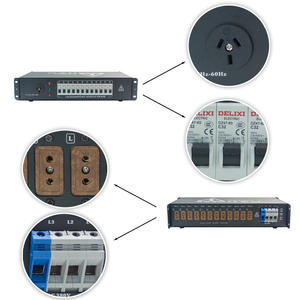 Kinusdjs กล่องจ่ายไฟ4KW 12ทางระบบไฟสามเฟสห้าสายกล่องจ่ายไฟบนเวที