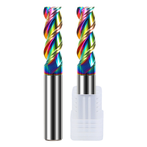 Kaplamalı Tungsten çelik karbür 3-Flute kare top burun freze kesicisi özel ODM/OEM frezeler karbür - Product Image 4