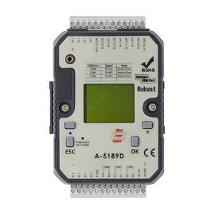 LCDスクリーンPLCリレー出力Modbus PLCコントローラー4DI 4DO (リレー) 4AI(0-10V)(A-5189D) - Product Image 1