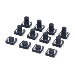 100PCS 6x6 6*6*4.3mm 5mm 6 7 8 9 10 11 12 13 14 15 16 17 4Pin Tactile Tact <strong>Push</strong> <strong>Button</strong> Micro <strong>Switch</strong> Self-reset DIP <strong>Switches</strong> - Product Image 1