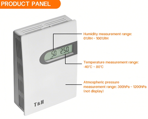 Transmisor de sensor de temperatura y humedad con pantalla LCD YHCMETER para centro de datos - Product Image 4