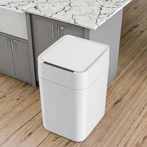 Automatic 17L ABS Garbage <strong>Bin</strong> with Smart <strong>Pop</strong> Lid Self- Packaging &amp; Induction Sensor JustBeEasy Smart Trash <strong>Can</strong> for Bathroom - Product Image 6