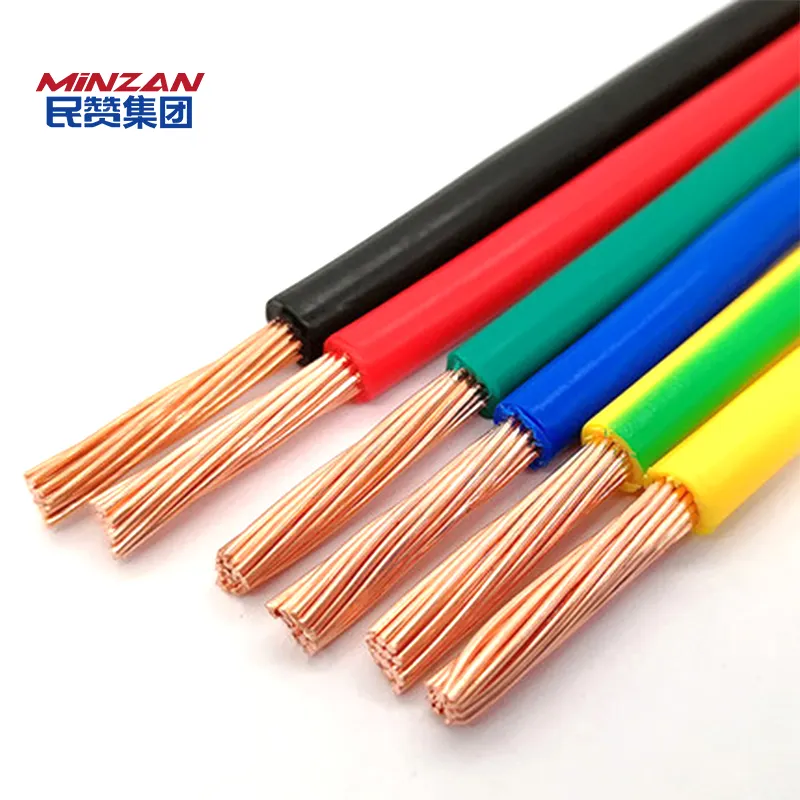 1.5mm 2.5mm 4mm 6mm 10mm 25mm Fio de Construção PVC H05V-U H07V-R H07V-U Cobre núcleo PVC Isolado Cabo Elétrico e Fio Preço