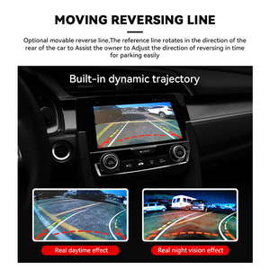Audi A8 Q5 Q7 için araba gövde kolu kamera A6L A3 A4 A6 dikiz kamera CCD gece görüş ters kamera - Product Image 2