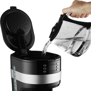 <span class=keywords><strong>Led</strong></span> <span class=keywords><strong>Display</strong></span> <span class=keywords><strong>Timer</strong></span> 10 Tasse Schwarz Automatische Kaffee maschine Smart Kaffee maschinen