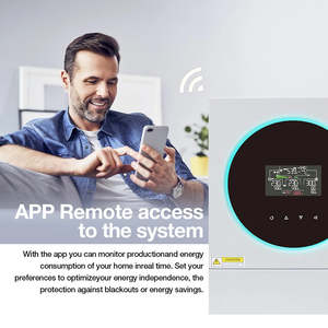 3kW 5kW 8kW 10kW Doppel ausgang aus Netz wechsel richter 48V Hybrid-Solar wechsel richter Reine Sinus-Solar wechsel richter mit MPPT-Regler - Product Image 2