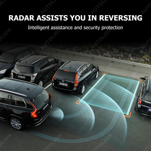 Uto-Ayuda de marcha atrás con pantalla LCD, sistema de detección de radar de aparcamiento delantero y trasero, 8 - Product Image 2