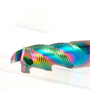 Hazırlama uç haddesi 3 flüt Carbide karbür freze kesicisi 3 4 5 6 7 8 10 16 20mm CNC makinesi freze araçları alüminyum için - Product Image 4