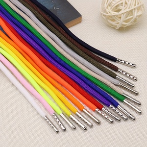 Personalizado Nylon Poliéster Sudadera con capucha Pantalones Cuerda Cordón Metal Plástico Cordón Consejos Tirar Dibujar Cordones - Product Image 6
