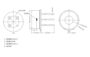 Senba非接触温度センサーISB-TS38D赤外線温度センサー - Product Image 2