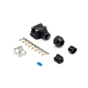 LECHUAN 9 P küçük su geçirmez I/O kiti dikdörtgen kodlayıcı fiş Amp Tyco 1674320-1 9 Pin Mitsubishi dairesel Servo Motor konektörü - Product Image 1