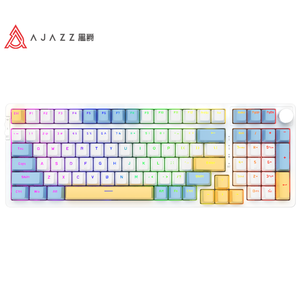 Ajazz Teclado mecánico para juegos con cable Interruptores rojos LED RGB Usb USB Tipo C Tecnología China Venta al por mayor Teclas PBT para teclado - Product Image 1
