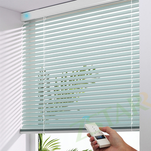 Smart zebra Blinds Motorized Persiana Enrollable <strong>Soft</strong> Blackout zebra Blinds for French <strong>Window</strong> - Product Image 6