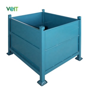 Powder Coated <strong>Stackable</strong> Metal <strong>Stacking</strong> <strong>Containers</strong> for Construction - Product Image 1