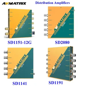 AVMATRIX SD1141 SD1191 SD2080 SD1151-12G Distribution Amplifier <strong>Splitter</strong> Converter Video Switcher for Audio Video - Product Image 2