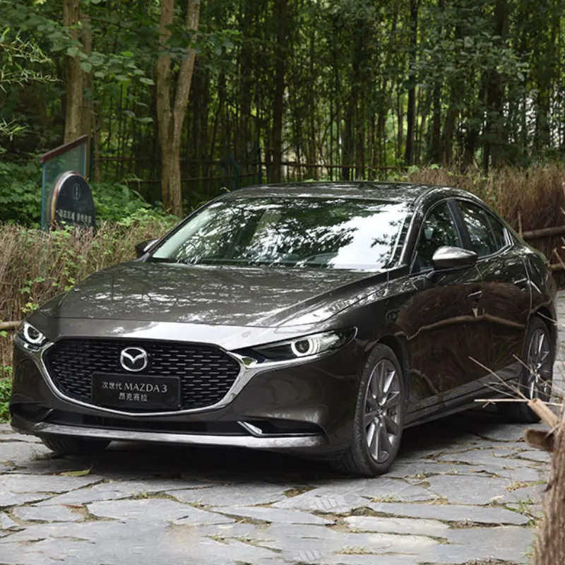 Alta velocidad Mazda 3 Axela Coches de segunda mano 2.0L Gasolina Dirección izquierda 4 ruedas Automóvil Combustible Usado Vehículo nuevo Sedán