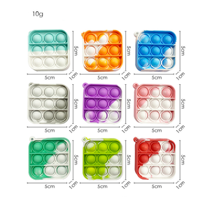 Tùy chỉnh hình dạng Silicone cảm giác động đậy Keychain Pop <span class=keywords><strong>mini</strong></span> chống lo âu Đồ chơi cho bé trai và bé gái tùy chỉnh cảm giác công cụ - Product Image 6