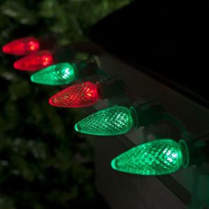 UL 120V C9 LED noel ışıkları için Faceted ampul mum ışıkları otel E17 taban tipi - Product Image 4