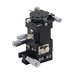 40 × 40ミリメートルCrossed Guide Rail SEMXYZR-40 XYZR 4-Axis Micrometer Linear Stage Manual Linear Stage - Product Image 1