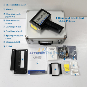 HITEK Tij 12.7MM IP100 Hand-Tinten strahl drucker Chargencode-Druckmaschine für Lebensmittel Kunststoff Eisen beutel Flasche Dosen box