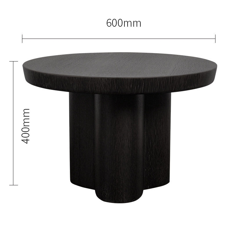 E surface en bois noir