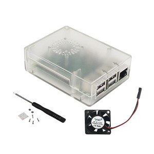 Raspberry PI 3 B + 3B Placa DE DESARROLLO carcasa con ventilador disipador de calor ABS inyección plástico conjunto funda protectora - Product Image 5