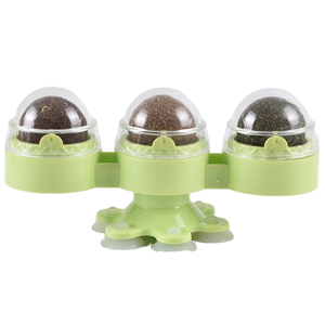 3-in-1 Spinning Peppermint Ball Gall Fruit <strong>Catnip</strong> Wood Polygonum Make Pure Safe <strong>Catnip</strong> Ball Toy Snacks Without Artificial Flavor - Product Image 1
