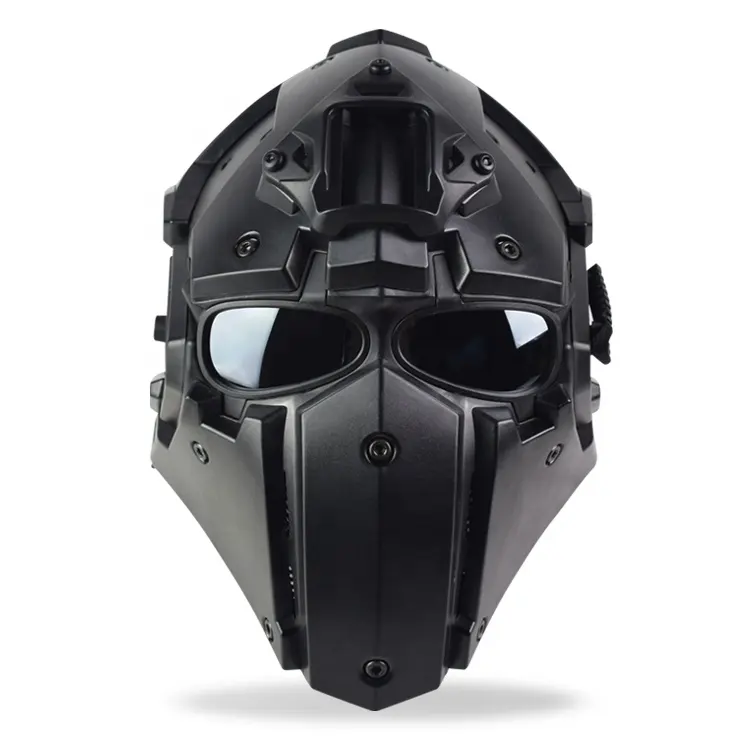 アクションユニオン多機能ハロウィンマスク戦術的なオートバイの安全なヘルメット、ARCサイドレールシュラウドNVGマウント付き