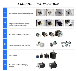 Primopal động cơ bước Kit 2.5n. M 3N. M canopen điều khiển xung RS485 vòng khép kín tích hợp lai động cơ bước và trình điều khiển - Product Image 3