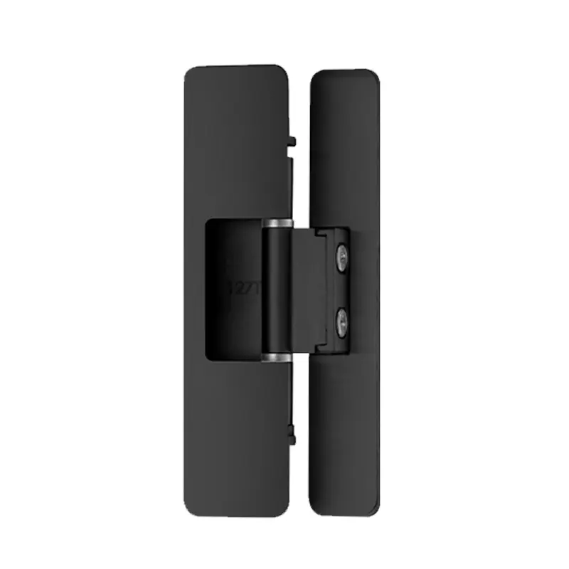 Paslanmaz çelik gizli siyah menteşe ahşap metal demir pvc alüminyum kapı için SUS304 yüksek dereceli 3D ayarlanabilir gizli kapı menteşeleri