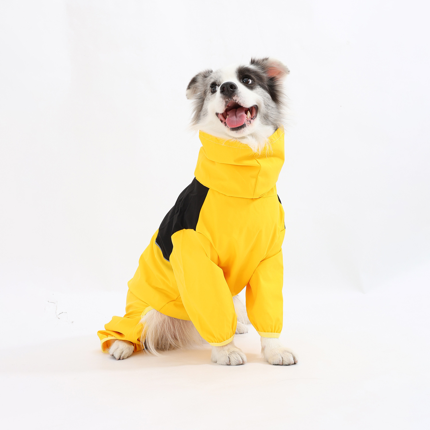 Yellow waterproof jacket