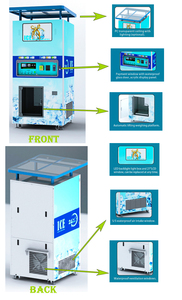 Máy Bán Đá Tự Động Kiểu Tây Ban Nha Malaysia Đóng Gói Viên Đá Ngoài Trời - Product Image 3