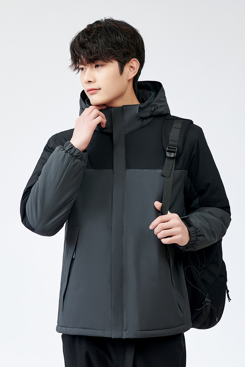 Men Dark Gray with Black