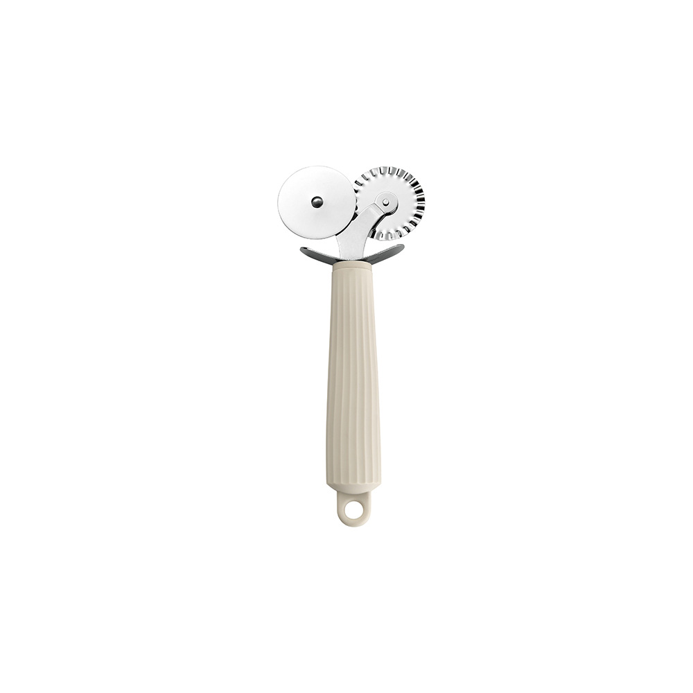 Coupe-rouleau blanc-double roue