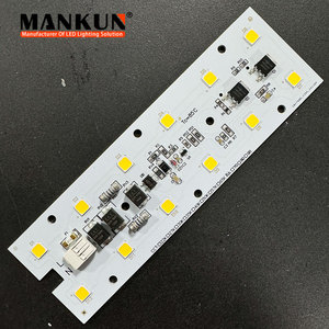 แผงวงจร LED 146x45มม. AC 220V 40W โมดูลนำพร้อมเลนส์และอลูมิเนียมความร้อนสำหรับนำไฟถนนโมดูล Dob LED