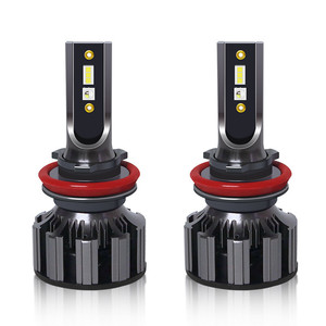 Araba farlar LED farlar H7 renkli ses kontrollü ışıklar kablosuz Bluetooth APP kontrol RGB farlar - Product Image 3