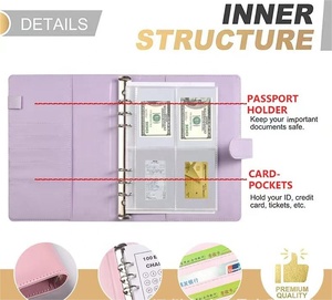 100EnvelopeChallenge Binder Cash Envelope Budget Planning <strong>Notebook</strong> - Product Image 4