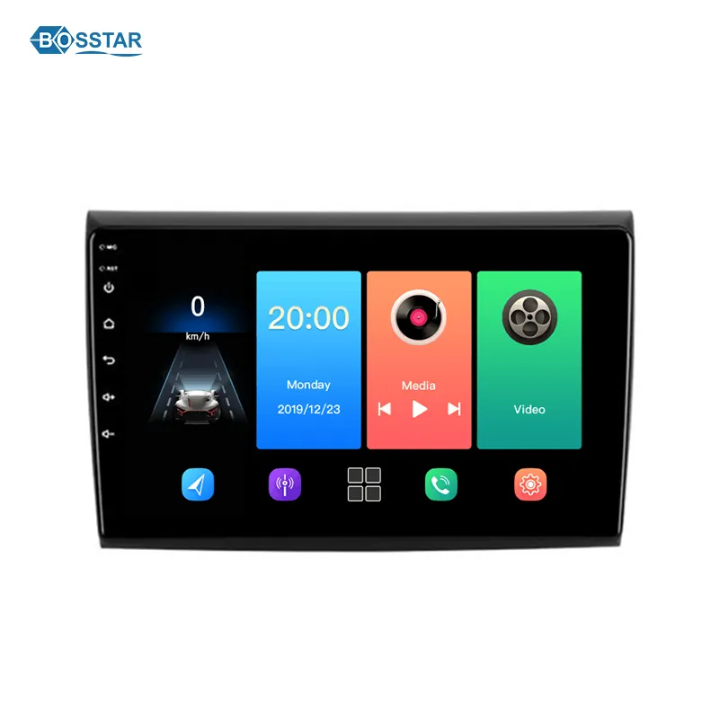 Sistema multimediale di navigazione per auto Android per Radio lettore Dvd per auto Fiat Bravo 2007-2014