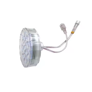 Aidisen 70mm RGB LED Pixel Light Automatic 1-16 <strong>Program</strong> 24V for Funfair Fairground Attraction Lighting Theme Park IP65 PC Body