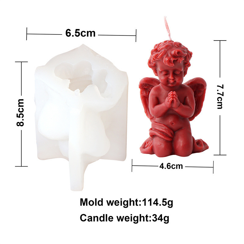 Molde de ángel orante