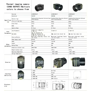 FPV termocamera a infrarossi 640*512 risoluzione 9.1mm UART VCBS uscita modulo telecamera a infrarossi per visione notturna - Product Image 6