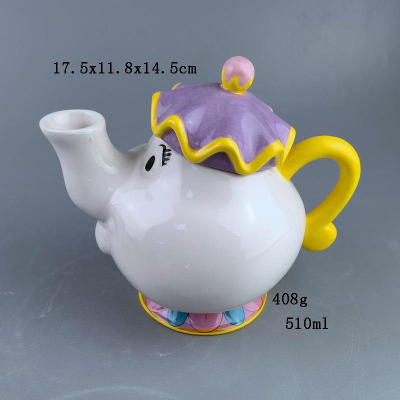 White big tea pot