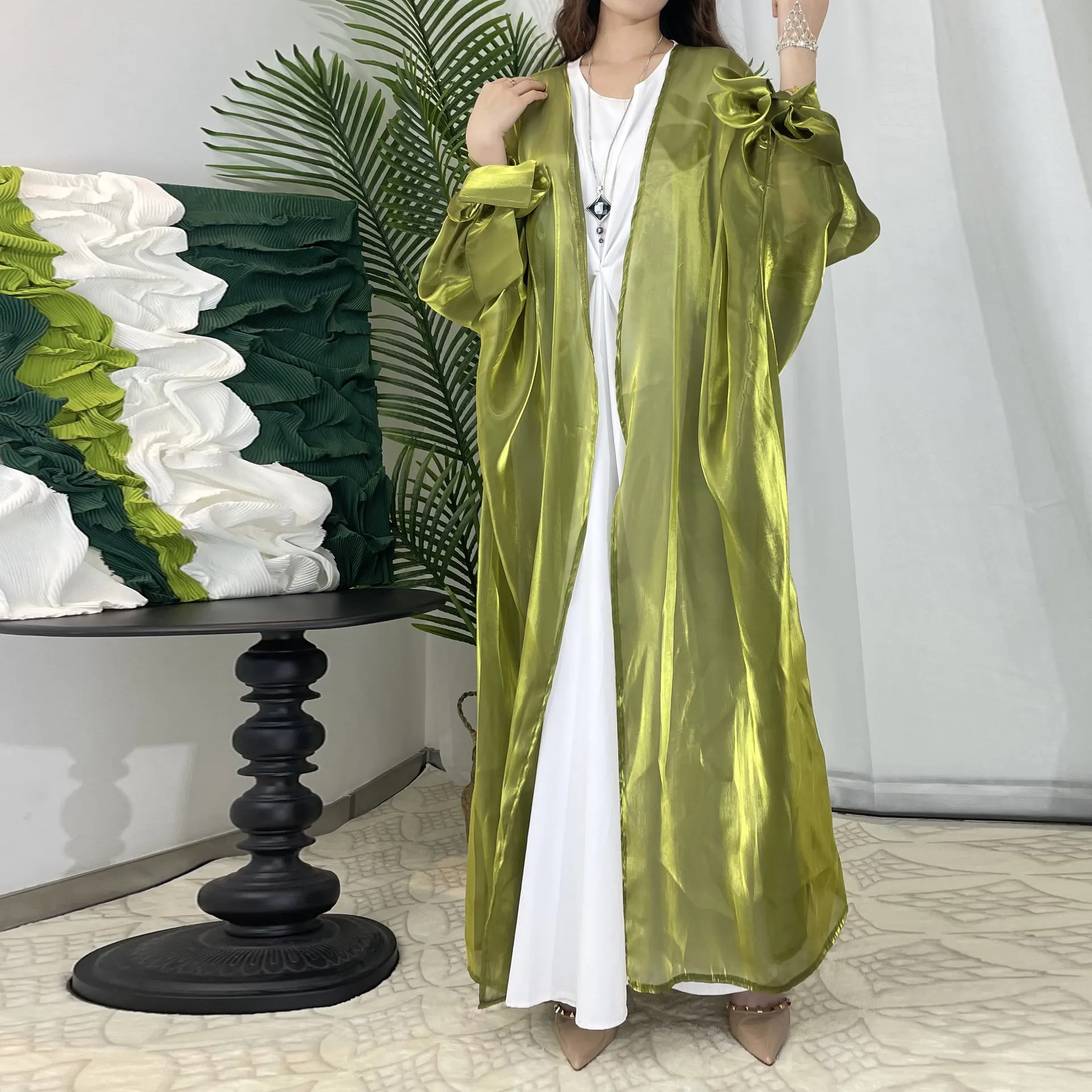 2023 moda 2 conjuntos de ropa tradicional de Oriente Medio para mujer bata Burqa Falda larga ropa de oración Abaya 2 piezas