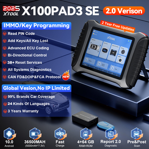 X100 PAD3 SE новейшее устройство для диагностики и диагностики автомобиля, устройство для программирования автомобиля, профессиональный и перепрограммирующий диагностический набор инструментов - Product Image 5