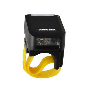 ANSWK RS50微型便携式2D二维码阅读器无线蓝牙5.0可穿戴环形条形码扫描仪 - Product Image 1