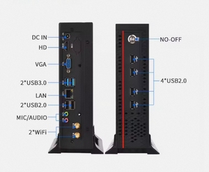 คอมพิวเตอร์ตั้งโต๊ะขนาดเล็กใหม่2630QM i7 Win10 3612QM/11 PRO พัดลมระบายความร้อนหน้าจอ HD X86คอมพิวเตอร์พกพาราคาถูก - Product Image 2